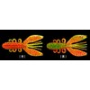 PROSONE Worm Spiny Claw 3.5" Visible Chart Orange #03 Lure