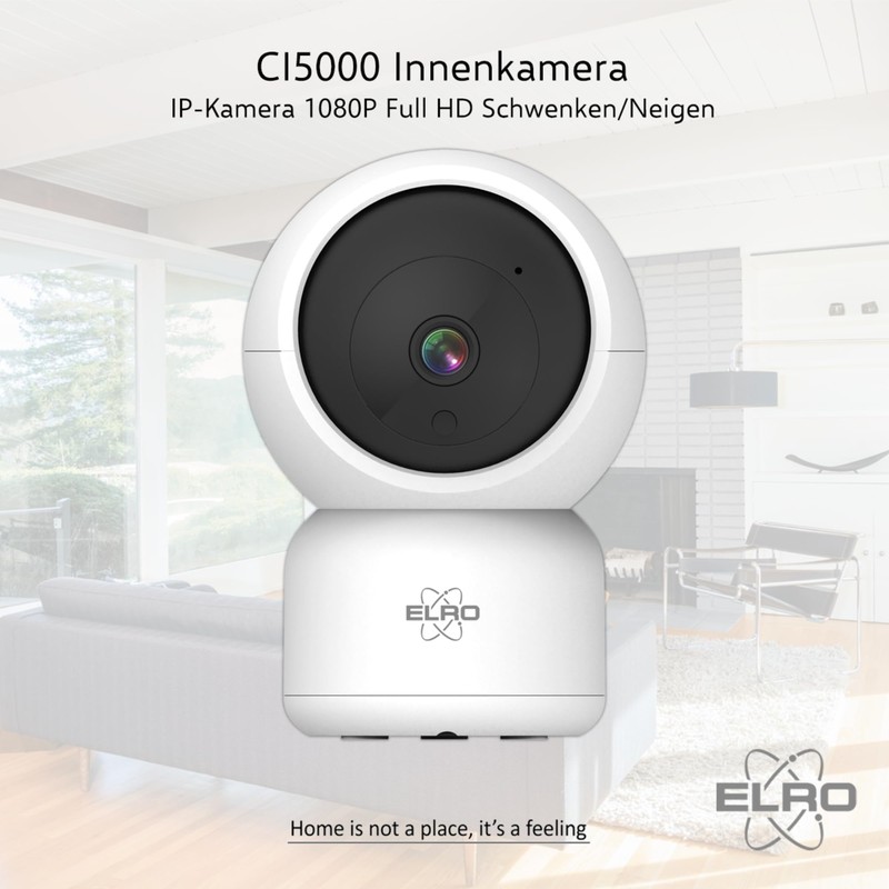 ELRO CI5000 Indoor WiFi IP Surveillance Camera with Motion Sensor