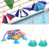 HAOBIN Pack of 100 Tassels Pendants Tassel Pendants 3 cm