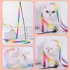 LASOCUHOO Interactive Cat Wand Toys Interactive Cat Teaser Wand String