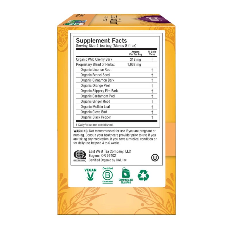 Yogi Tea Organic Throat Comfort Tea, 16 ct