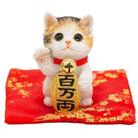 Devalier cb039m Maneki Neko Cat Figurine Healing Prosperous Business Evil Protection Disease Good Luck Increases Good Luck Inviting Fortune Entrance Restaurant Opening Celebration Decoration Birthday