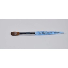 ACT898  Petal Kolinsky Blue Marble Nail Brush for Acrylic Manicure Powder (Crimped) - #16