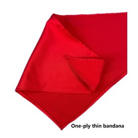 EechicSpace 1 Pack Red Dog Bandana Plain Dog Scarf for Medium Large Dogs
