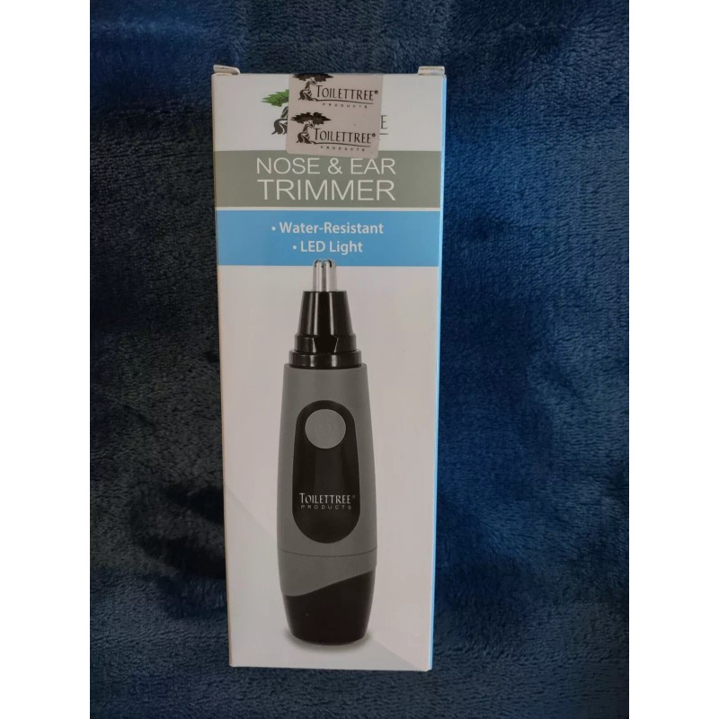 ToiletTree Men's Nose & Ear Trimmer Water Resistant/LED Light