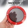 X AUTOHAUX 2pcs 4" Red Car Audio Speaker Cover Grill