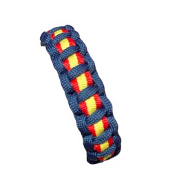 MIBANDERA Spanish Flag Bracelet for Men Women Spanish Braided Rope Leather Bracelet Spain with Clasp Cotton, Cotton