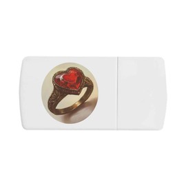 'Heart Ring' Pill Box with Tablet Splitter (PI00033301)