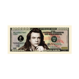 American Art Classics Pack of 100 Bills - Meatloaf Million Dollar Novelty Bill Collectible - Great Gift Or Keepsake for Fans of Meat Loaf