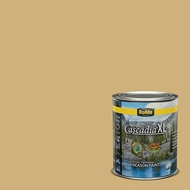 Rodda Paint CASCADIA XL Exterior Satin Paint & Primer in One, Quart, Glorious Gold