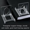 Pack of 24 Acrylic Stand Plastic Plate Stand FOCCTS 6.5