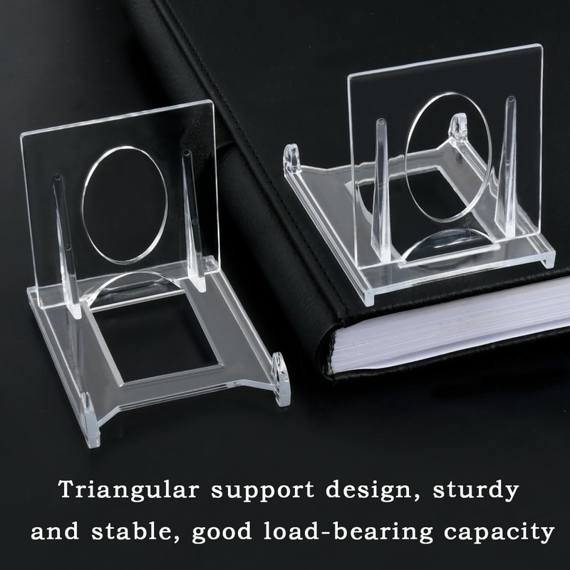 Pack of 24 Acrylic Stand Plastic Plate Stand FOCCTS 6.5