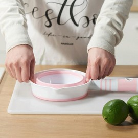 Soft folding bowl (pink) bath portable sack of sack