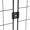 Tcevily 50 Pcs Gridwall Joining Clips Black Wire Grid Panel