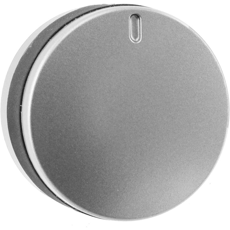 Spares2go Silver/Black Switch Knob Compatible with Lamona LAM3200 LAM3204 LAM3401