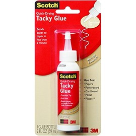 Scotch Quick Dry Tacky Glue 2oz-