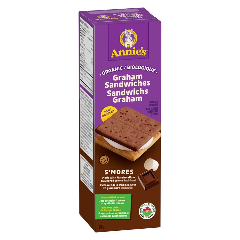 ANNIE'S - ORGANIC Graham Sandwiches S'mores, 226 Grams