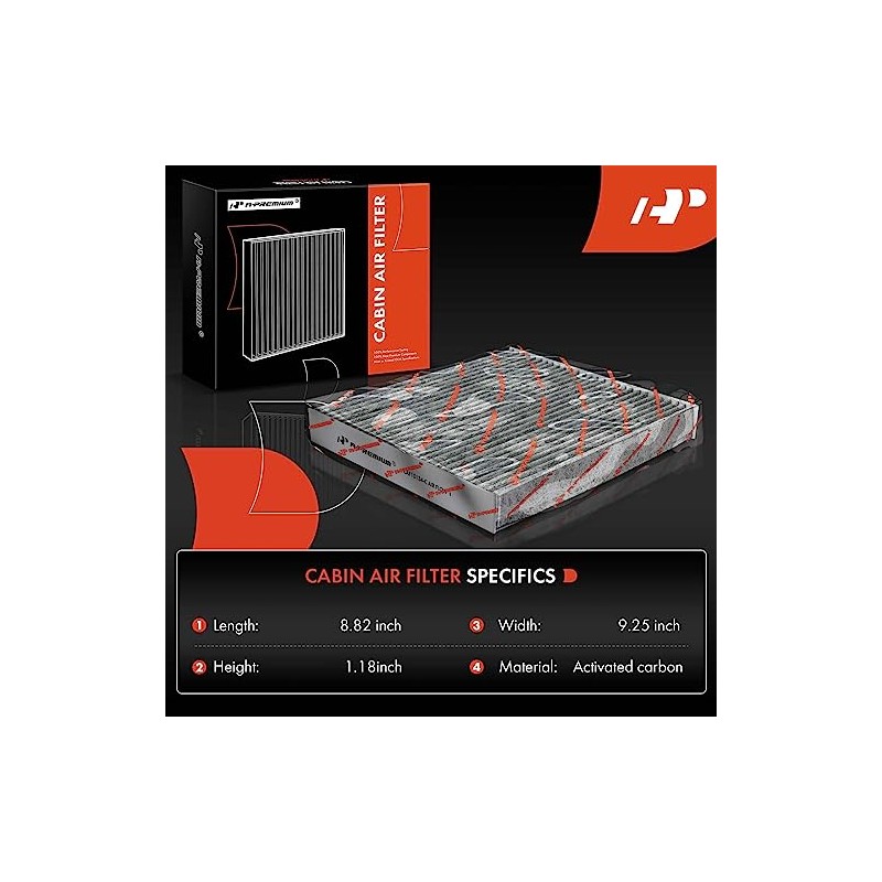 A-Premium - Filtro de aire para motor y cabina de