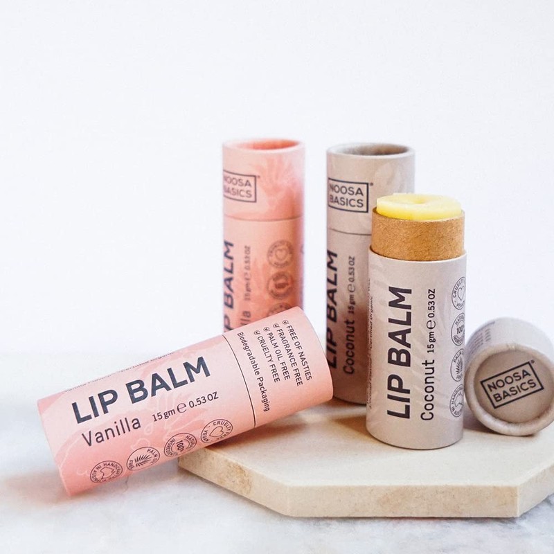 NOOSA BASICS Lip Balm, 0.5 oz (15 g), Vanilla