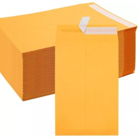 Joyberg 6x9 Envelopes Self Seal, Yellow Envelopes 6x9 Printable, Catalog Mailing