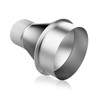 4" to 3"Round Duct Reducer Crimp Enlargement Adapter for Ventilation