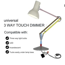 3 Way Touch Sensor Dimmer Touch Lamp Repair Kit Control Module Bulbs Lamp Switch KSY 413A for Replacement Sensor 110‑230V