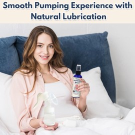 Pumping Spray for Breast Pump, Breast Pumping Spray, Breastfeeding Essentials Pumping Lubrication Mist Lanolin-Free, Nursing Mist Helps Relieve Nipple Pain for Milk Pums Flanges (4 FL OZ)