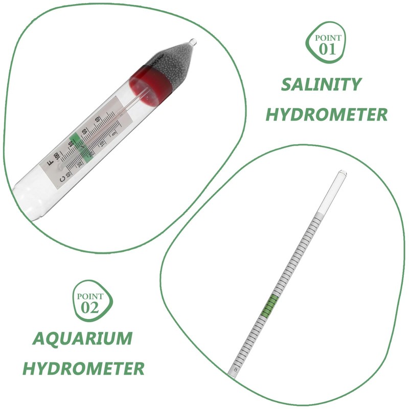 iplusmile Salt Tester High Accuracy Hydrometer Salinometer Meter for Aquarium