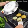 HaSteeL Cheese Melting Dome Set of 2, 12 Inch Round