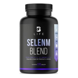 Selenio 240 Cápsulas Con Vitamina E, Selenm Blend, B Life