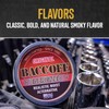 5 Cans, BaccOff Original Energized Fine Cut, Bold, Natural, Smoky