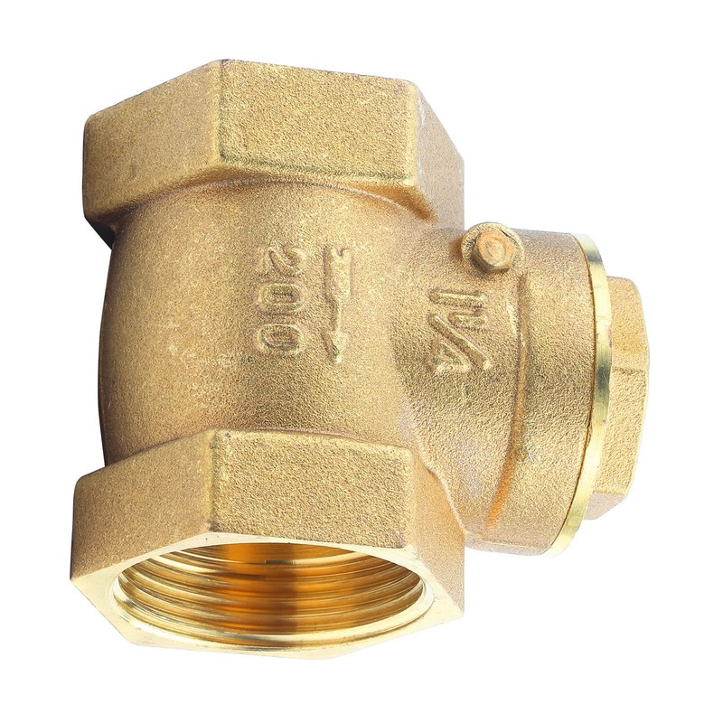 DN32 1-1/4 Inch Female Thread Brass Check Valve, 232PSI Disposable