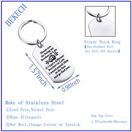 BEKECH Brother-in-Law Gifts Brother Keychain Thank You For Being My Brother-in-law Keychain Wedding Gift Jewelry Brother of The Bride Gift from Sister-in-Law (silver)