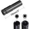 LEPEVNEY 1/2" Drive Socket Accessory Set 15mm Deep 6-Point Impact