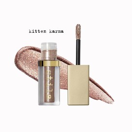 stila Stila Magnificent Metals Glitter and Glow Liquid Eye Shadow Long Lasting Sparkle, Quick-Drying Eye Makeup Lightweight Water Base Kitten Karma
