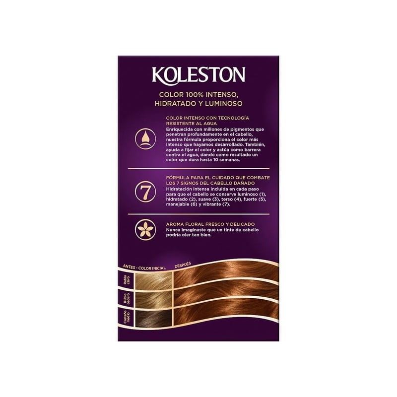 Tinte para cabello Koleston 674 tabaco cobrizo