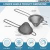 Rainspire Stainless Steel Small Strainer Fine Mesh Strainer, Mini Cocktail