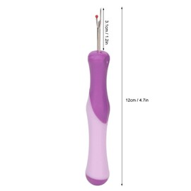 Jeanoko Removing Threads Tools, 2pcs Sewing Seam Rippers DIY Handcraft Stainless Steel Embroidery Remover with Ergonomic Handle for Sewing Crafting Purple