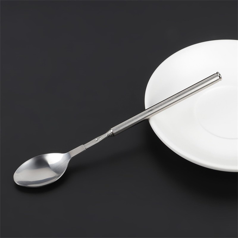 Fayelume Comically Large Spoon, Stainless Steel 62cm Long Spoons, Telescopic