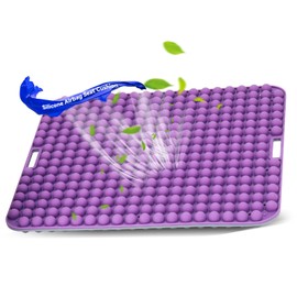 HKDiRedy Purple Silicone Seat Cushion for Long Sitting Hours on Office & Home Chair, with 3D Non-Slip for Office Chair Cushions, Car Seats, Airplane Seat, Wheelchair Seat Cushions,Long Trips