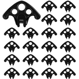 Cinnvoice 20 Pcs Snow Guards for Metal Roofs Plastic Roof Ice Guard Metal Roof Snow Guards Snow Stops Snow Guard Block Stops Breaks for Standing Seam Metal Roofing, Set Screws Included