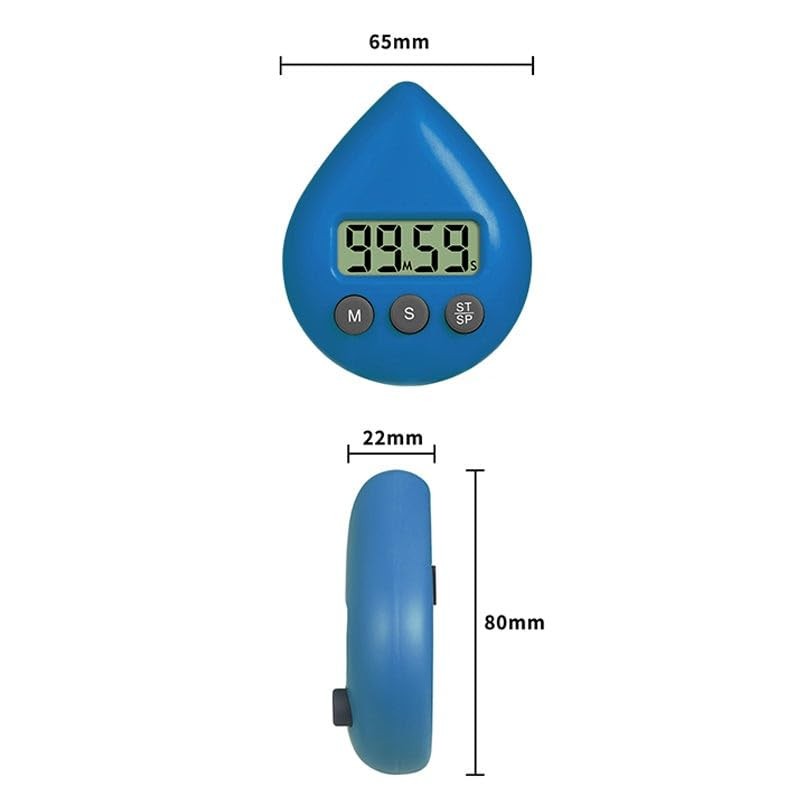Digital Shower Timer Three Color Energy Saver Digital Timer- Multi-Purpose,