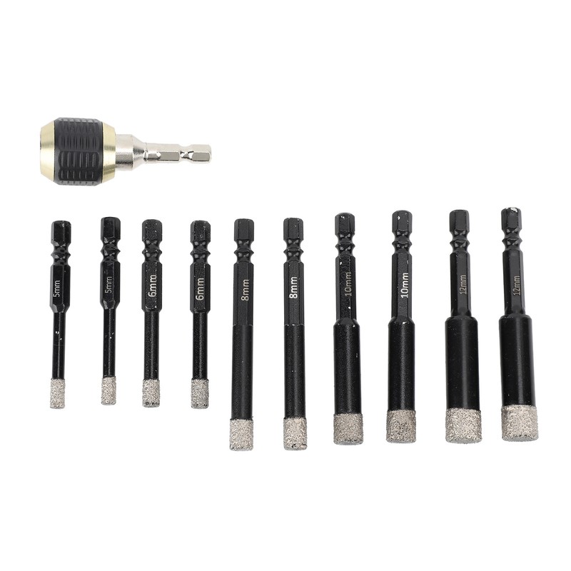 Diamond Drill Bits Set Hex Shank Diamond Hole Saw Kit