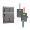 GLOBELEC Self-Powered Wireless Light Switch (No Battery),Remote Control with 328ft