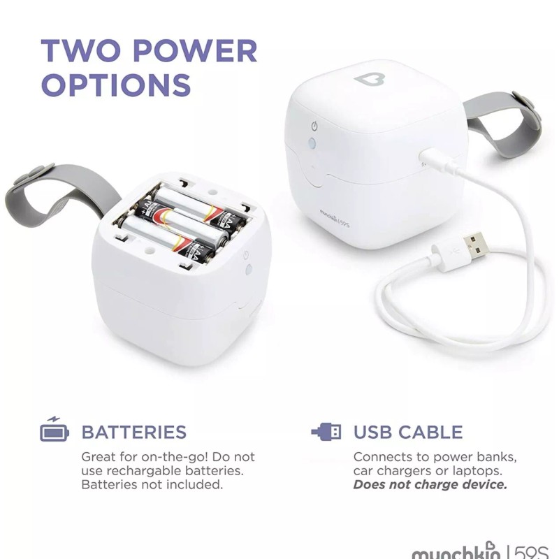 Munchkin UV Mini Pacifier Sterilizer Portable Kills 99% Germs BRAND