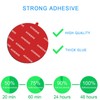 D.SKING 4 Pack 2.76"(70mm) Very High Bond Sticky Adhesive Replacement,Circle