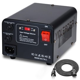 Yinleader Voltage Converter Transformer Step Up/Down Power Converter 110/120V to 220/230/240V for use European, UK and More Overseas appliances in The US