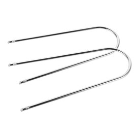 iplusmile 2 Pcs U Shaped Car Radio Removal Tool Essential Stereo Disassembly Kit for Efficient Audio System Maintenance Easy Operation Automotive Repairs