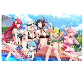 sabermaster Card Rubber Red Blossoms playmat Duel Mat Gaming Competition Pad Mat Card Binder Deck 23.6x13.7in