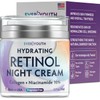 Night Cream Face Moisturizer with Retinol, Collagen, Niacinamide 10%, Anti Wrinkle Face Cream, Made in USA, Retinol Cream for Face, Anti Aging Face Cream, Face Moisturizer for Women, 1.7oz